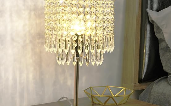 Gold chandelier Desk Lamp